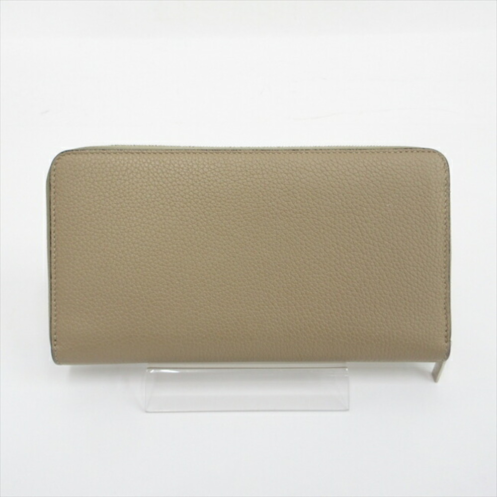 Celine Wallet Around Leather Beige Zip - Picture 1 of 9